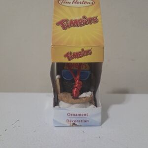 Tim Horton's 2012 Timbit Sledding Christmas Ornament ~ Limited Edition